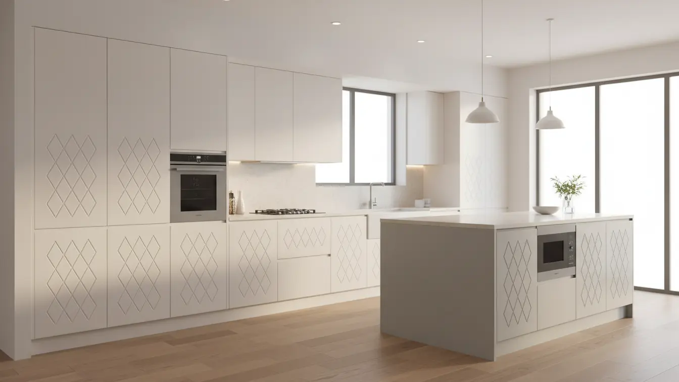 NV-175 Elmas Desenli CNC Kapak